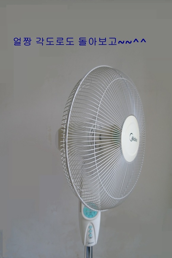 낚시줄로 구한 선풍기, 앞으로 10년은 끄덕 없겠네!
