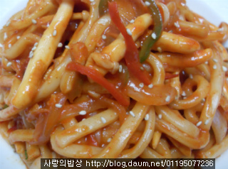 굶지말고 볶으세요! 초스피드로 폼나는 볶음우동 만드는법>_