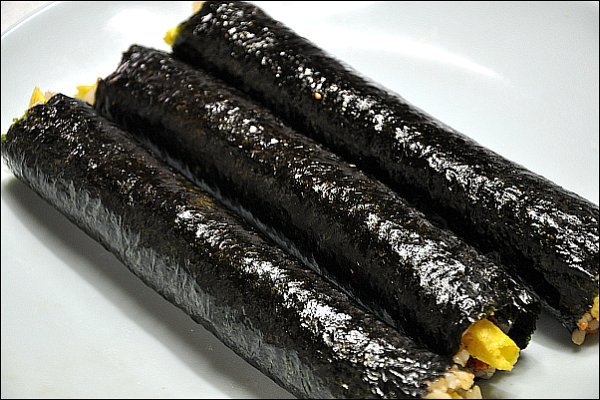 간단멸치김밥-찬밥으로만든 한끼식사