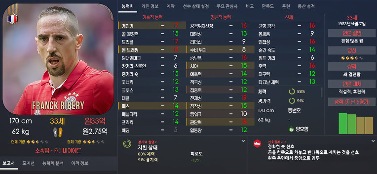 FM2017 공식로스터 포텐정리 | 인스티즈