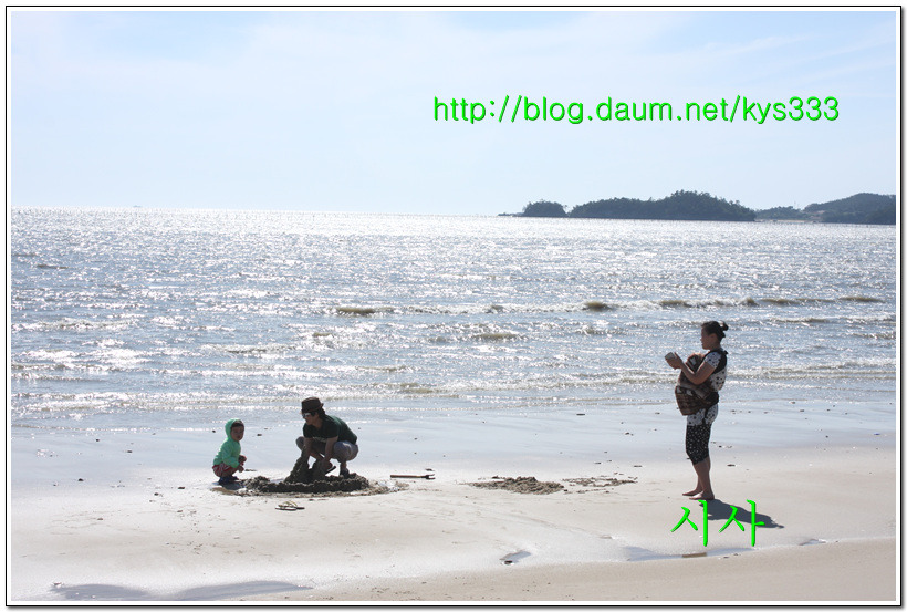 증도 바닷가 해변 바람의 흔적...2015년 6월