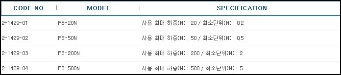 메카니컬포스게이지(보급형),MECHANICAL FORCE GAUGES