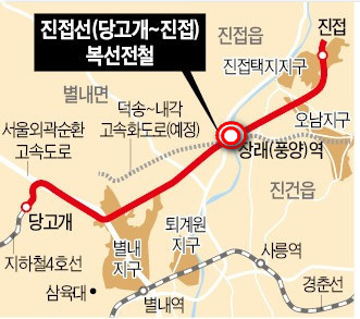 남양주시 진접읍 풍양역세권 땅 