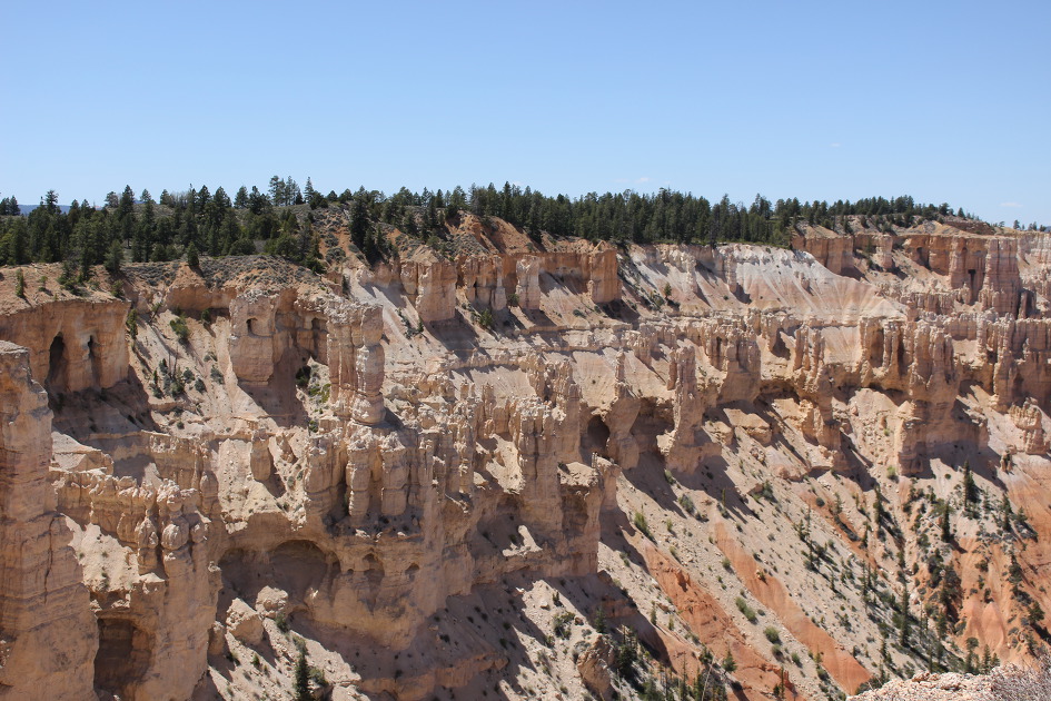 [Bryce Canyon NP]붉은색,주황색, 분홍색이 선명한 후두가 만든 마치 다른 세상 같은 미로[그랜드 서클 여행 #5]